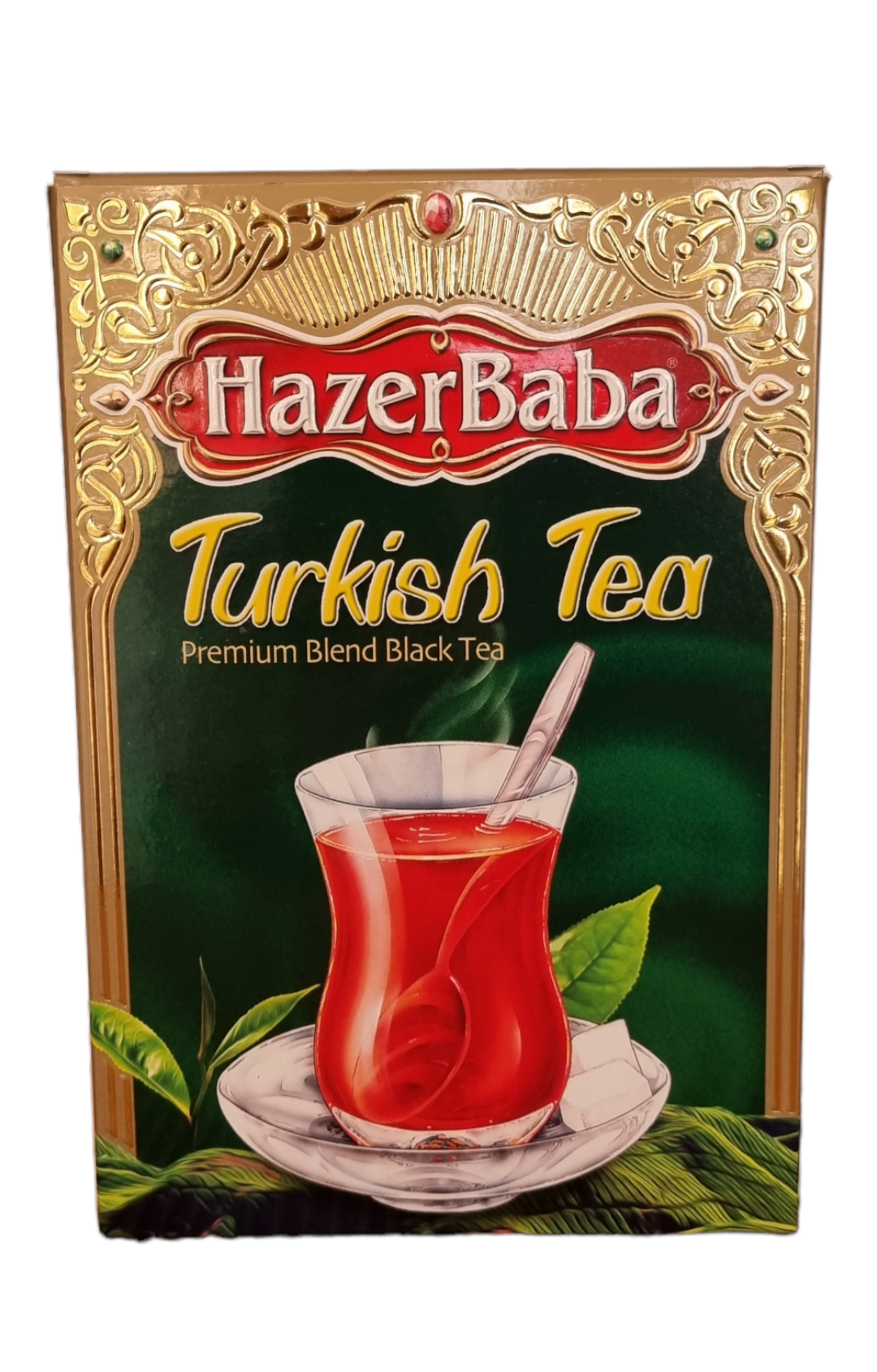 Tetera Turca (Color Plateado) con Té Negro de Hoja 200 gramos •